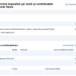 Declaratia unica ANAF PFA formularul 212